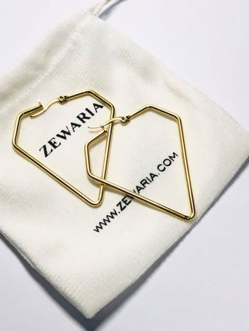 Stylish Diaomand Shape Earrings