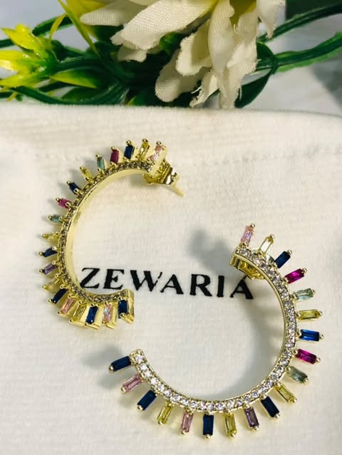 Zarkoon Multicolor Stylish Earrings
